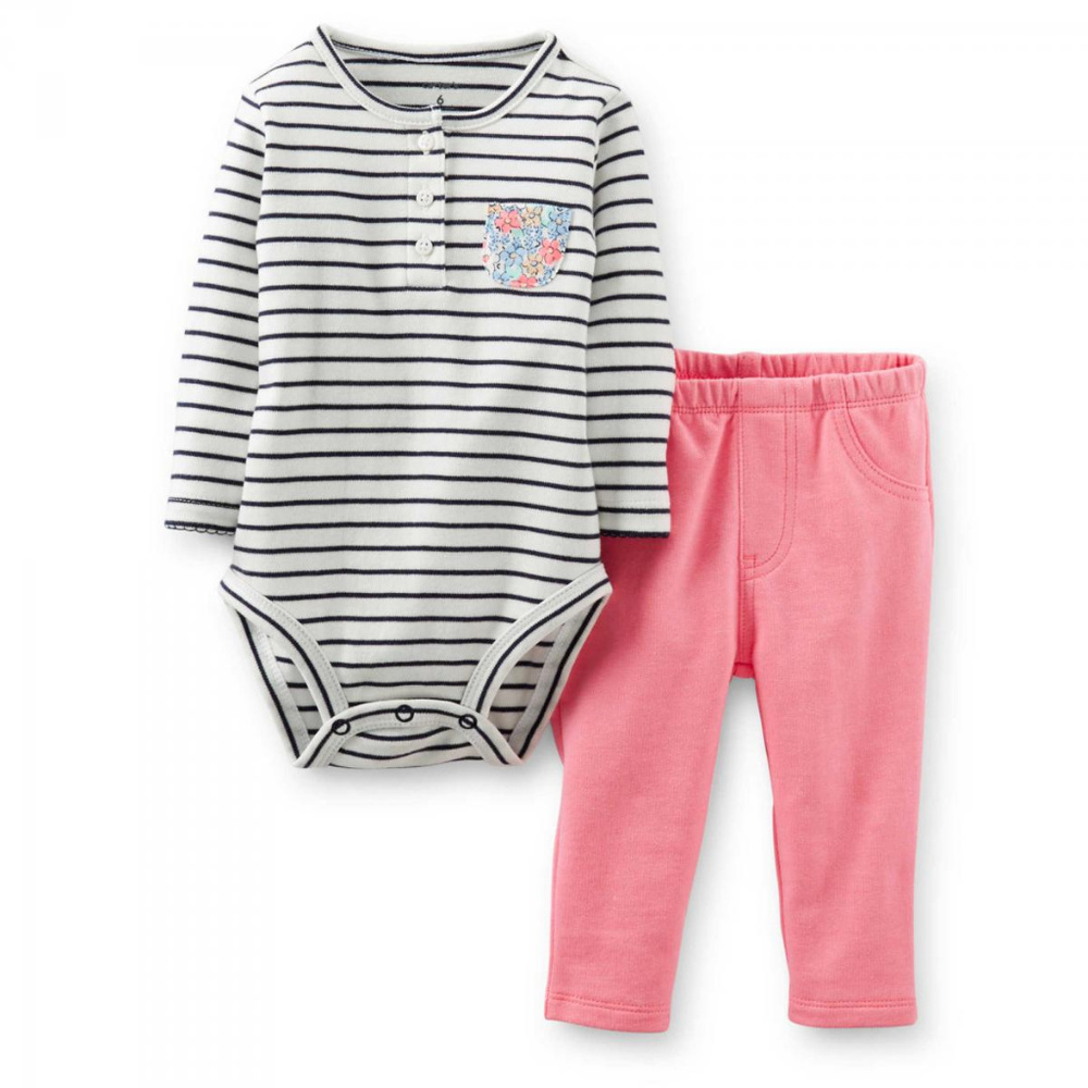 Carters Baby Girl Bodysuit & Leggings Set Clothes